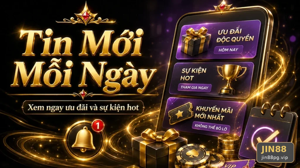 Cập nhật tin tức JIN88 tại jin88pg.vip: Phân biệt thông tin xác thực, quảng cáo và kỳ vọng thực tế về quyền lợi thành viên